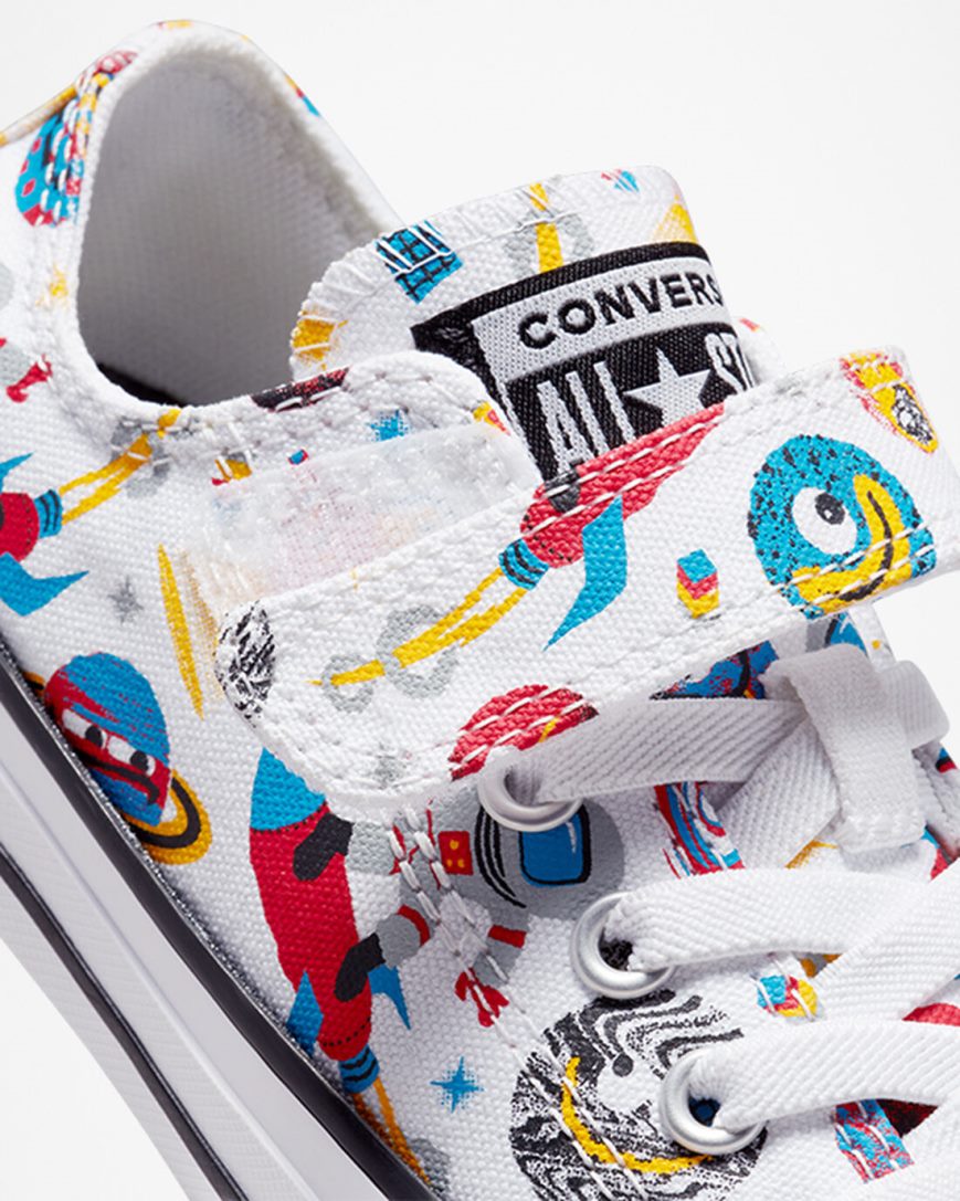 Zapatillas Bajas Converse Chuck Taylor All Star Easy-On Space Cruiser Niño Blancas Rojas | PE 8L0WP5